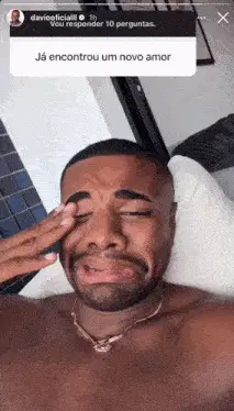 Davi chora novo amor