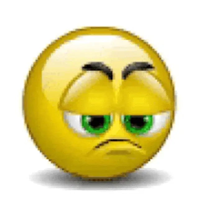 Figurinha de emoji bravo