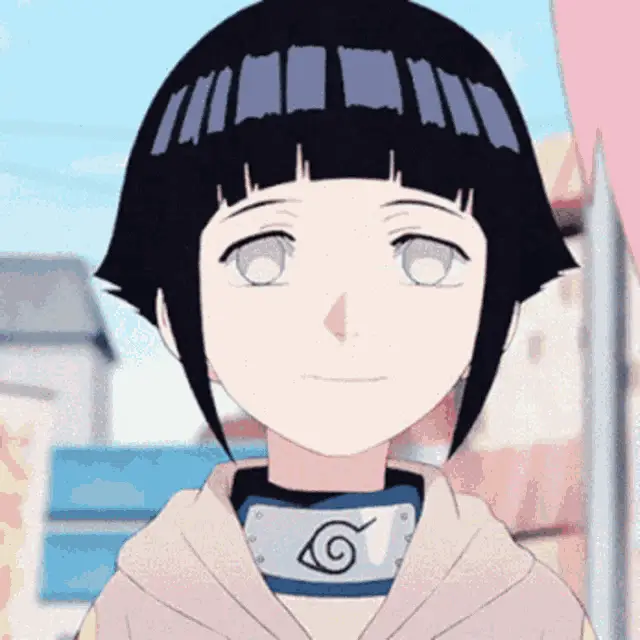 Hinata feliz de Naruto