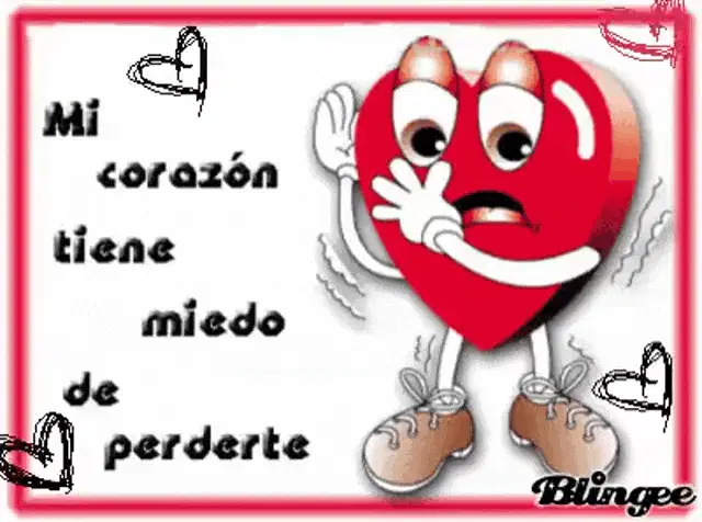 Coração com medo de perder