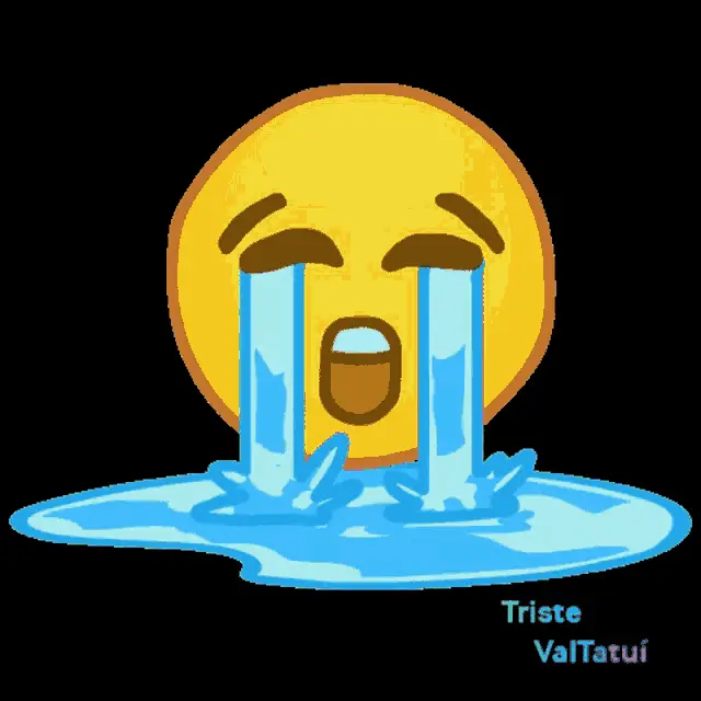 Emoji chorando muito