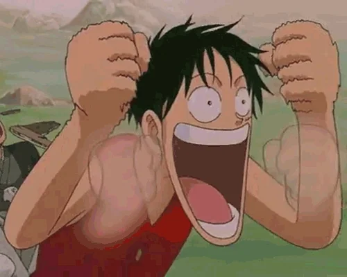 luffy feliz