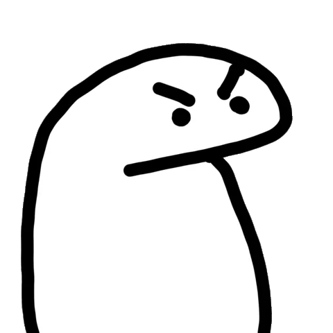 flork mostrando o dedo do meio