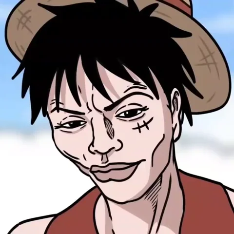 luffy feioso