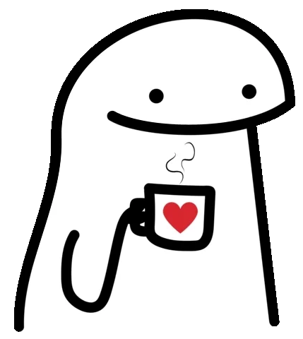 flork tomando café
